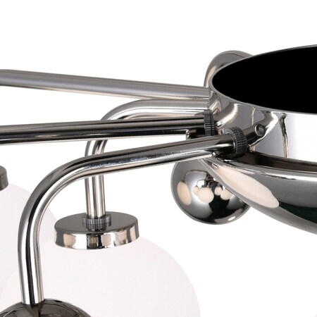 Cwi Lighting Element 9 Light Flush Mount With Polished Nickel Finish 1125C24-9-613